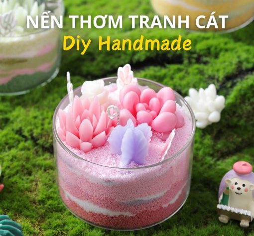 Soloria Cát nến thơm tạo hình cây xương rồng 500g - Hình ảnh 2