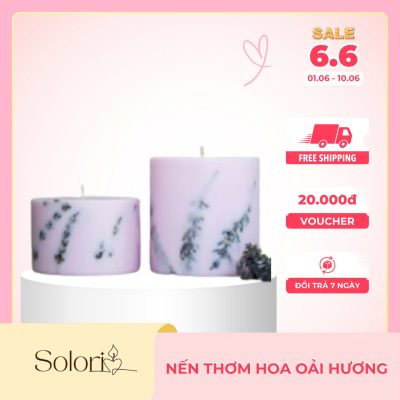 Nến thơm hoa oải hương